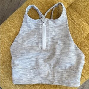 Lululemon Energy High-Neck Long Line Zip Bra – Special Edition – Size 2